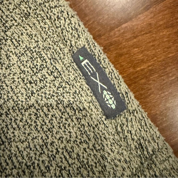 ExOfficio 1/4 Snap Sweater Sweatshirt Brown Long Sleeve Outdoor Gorpcore Men's - Picture 6 of 11